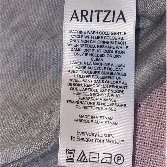 NWT Aritzia Tha Softmore Vince Sweater in Gray, Sz Small - Picture 14 of 16